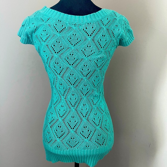 Crochet V neck sweater - Picture 4 of 6